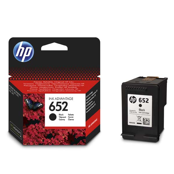 HP 652 černá cartridge